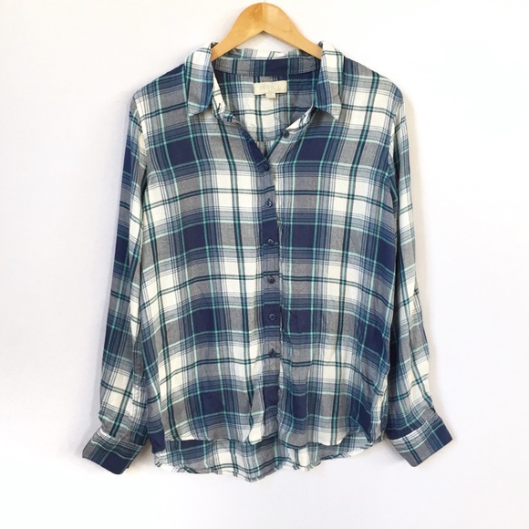 Olive & Oak Tops - Olive & Oak Plaid Top